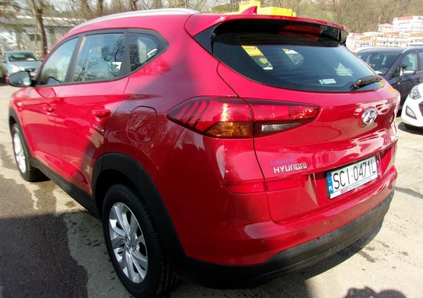 Hyundai Tucson cena 77500 przebieg: 51272, rok produkcji 2018 z Mielec małe 497